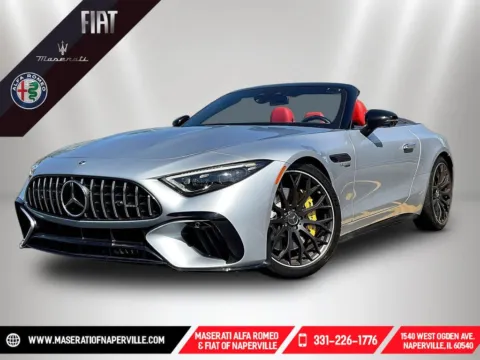 Silver 2022 Mercedes-Benz SL-Class SL 63 AMG for sale in Naperville, IL