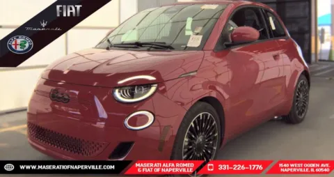 Red 2024 Fiat 500e Battery Electric for sale in Naperville, IL