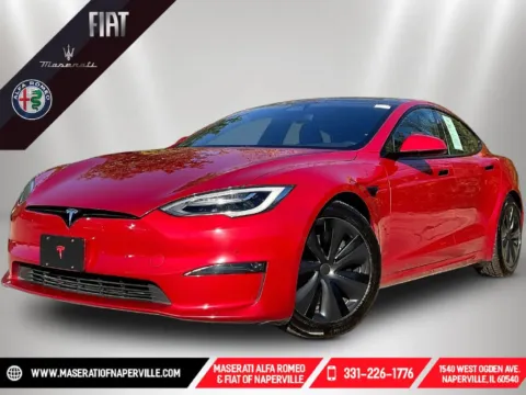Red 2022 Tesla Model S for sale in Naperville, IL
