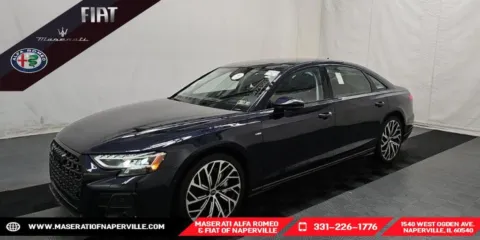 Blue 2023 Audi A8 L 55 for sale in Naperville, IL