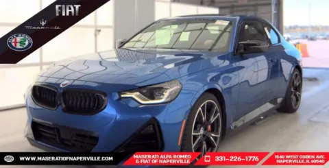 Blue 2023 BMW 2 Series M240i for sale in Naperville, IL