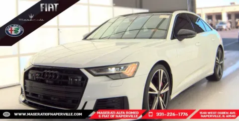 White 2022 Audi S6 2.9T Prestige for sale in Naperville, IL