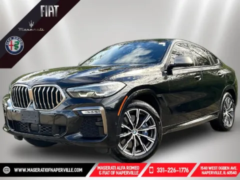 Black 2021 BMW X6 M50i for sale in Naperville, IL