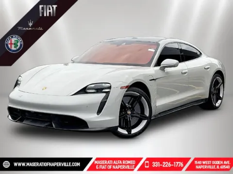 Gray 2021 Porsche Taycan Turbo S for sale in Naperville, IL