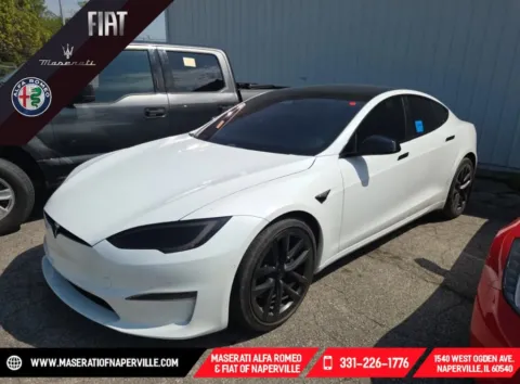 White 2023 Tesla Model S for sale in Naperville, IL