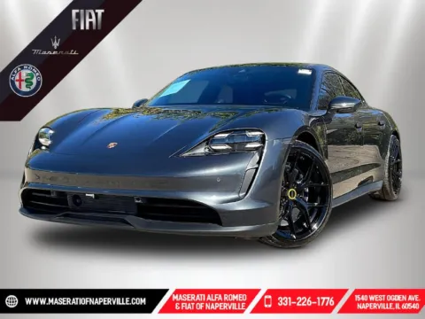 Gray 2021 Porsche Taycan 4S for sale in Naperville, IL