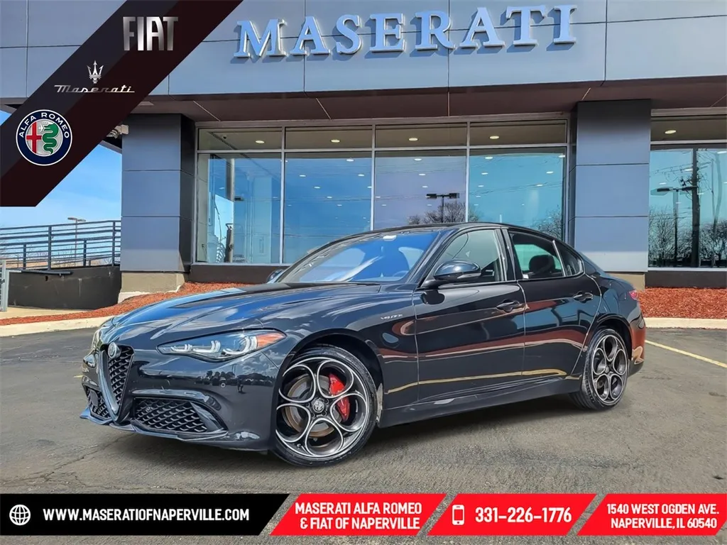 Black 2024 Alfa Romeo Giulia Veloce for sale in Naperville, IL