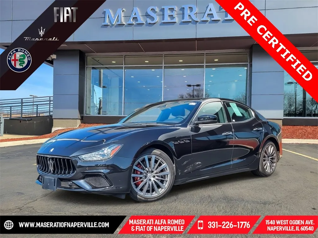 Black 2022 Maserati Ghibli Modena Q4 for sale in Naperville, IL