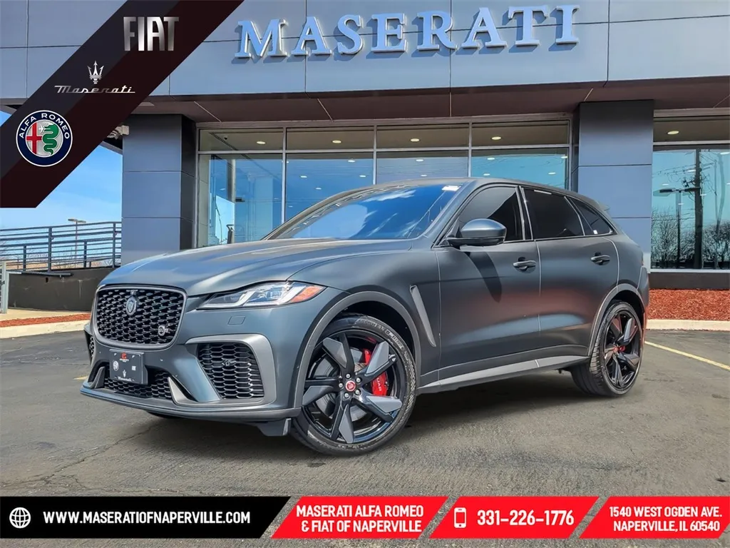 Red 2022 Jaguar F-PACE SVR for sale in Naperville, IL