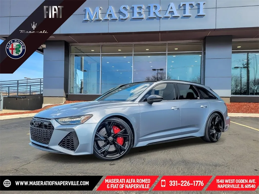 Silver 2022 Audi RS 6 4.2 for sale in Naperville, IL