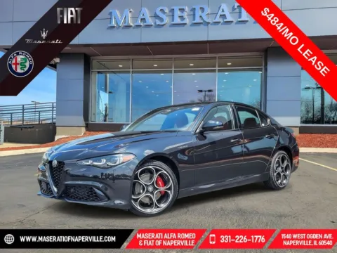 Black 2025 Alfa Romeo Giulia Veloce for sale in Naperville, IL