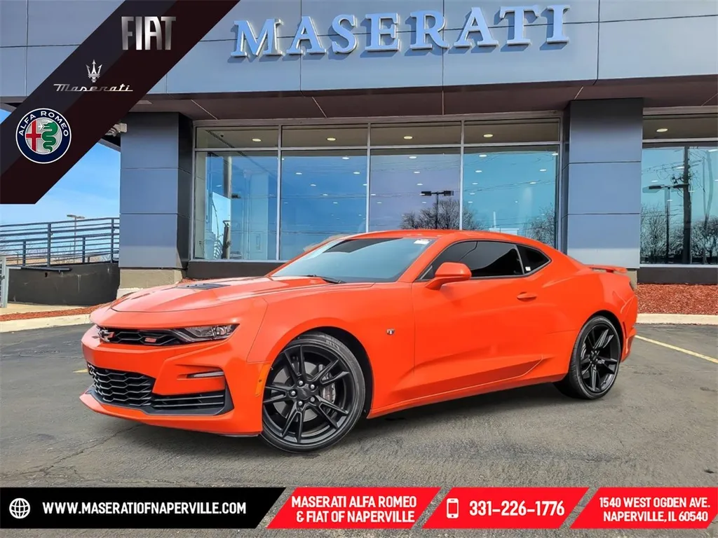 Orange 2021 Chevrolet Camaro SS for sale in Naperville, IL