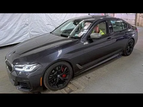 Gray 2021 BMW 5 Series M550i xDrive for sale in Naperville, IL