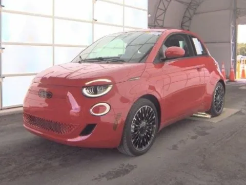 Red 2024 Fiat 500e Battery Electric for sale in Naperville, IL