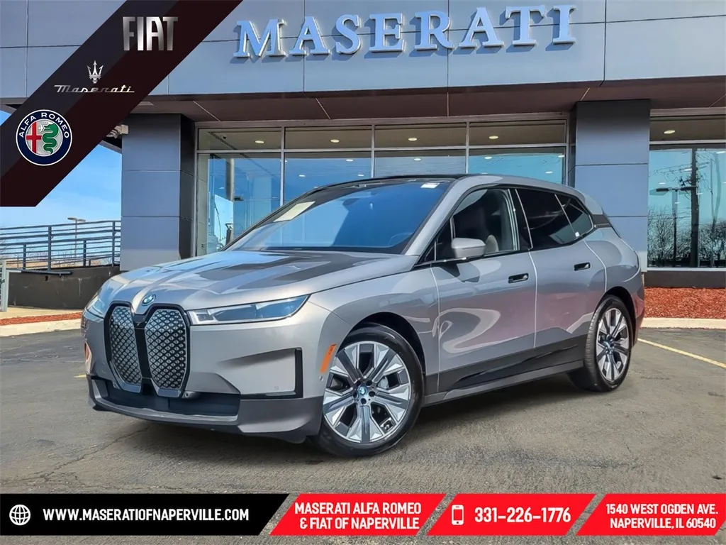 Gray 2023 BMW iX xDrive50 for sale in Naperville, IL