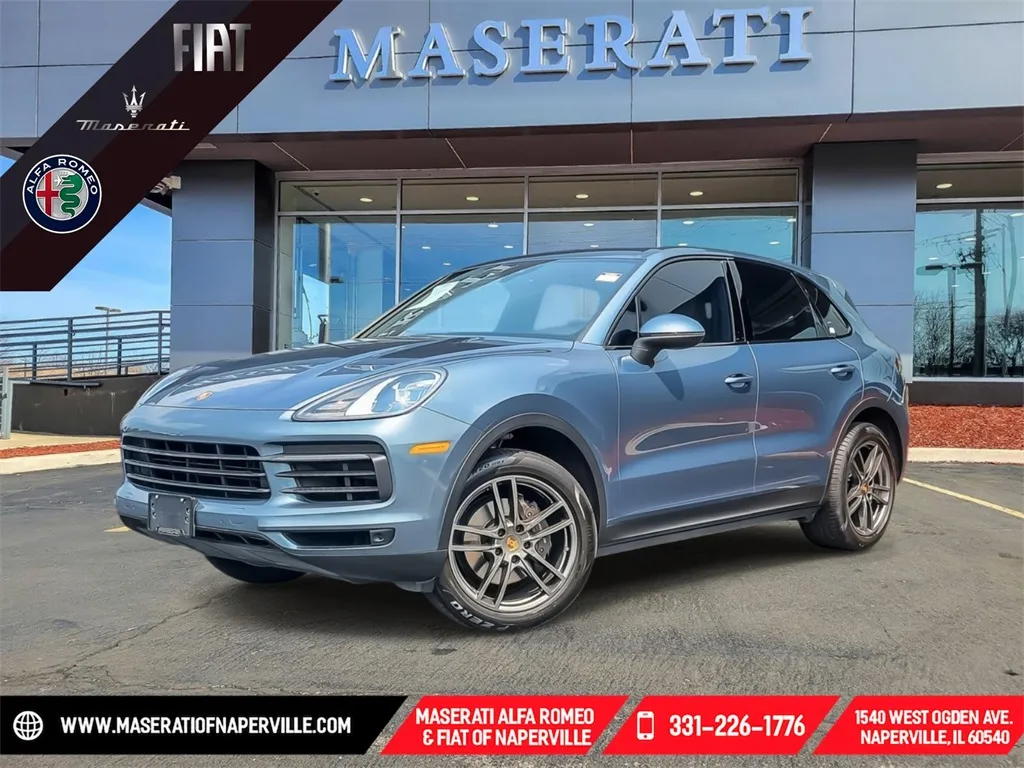Blue 2019 Porsche Cayenne for sale in Naperville, IL