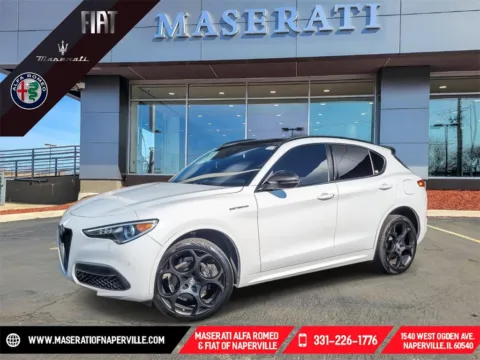 White 2023 Alfa Romeo Stelvio Ti for sale in Naperville, IL