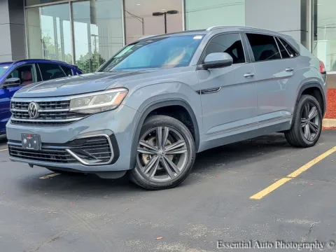 Gray 2021 Volkswagen Atlas Cross Sport 3.6L V6 SE w/Technology R-Line for sale in Naperville, IL