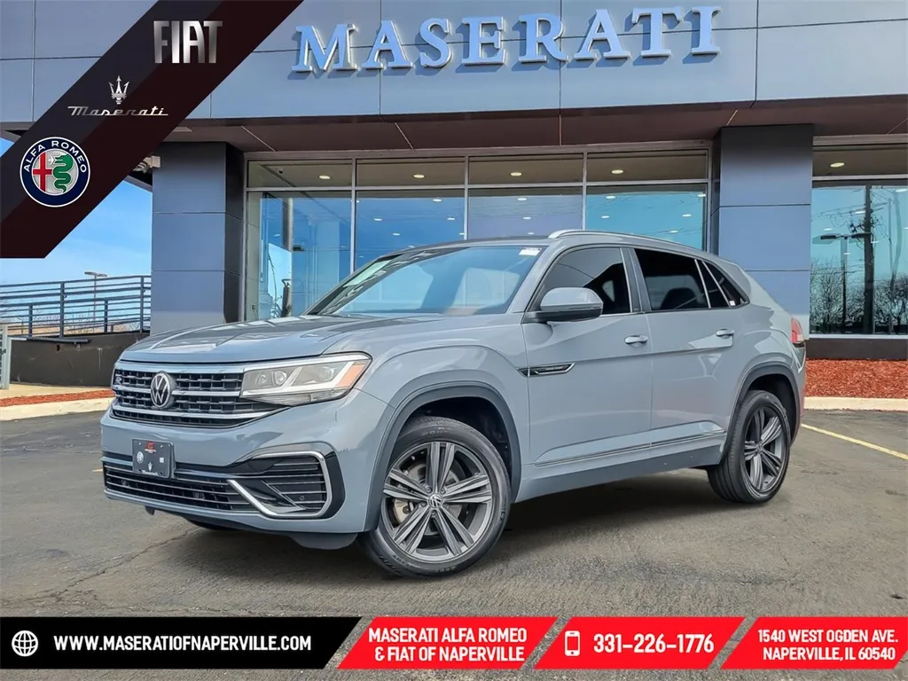 Gray 2021 Volkswagen Atlas Cross Sport 3.6L V6 SE w/Technology R-Line for sale in Naperville, IL
