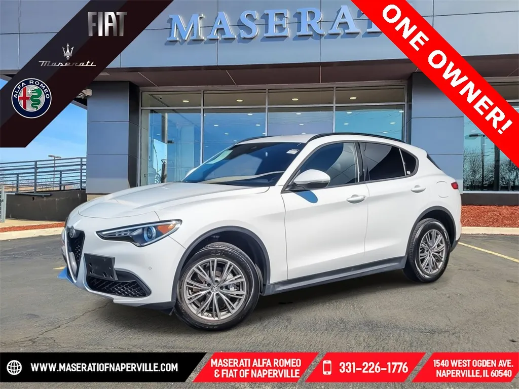 White 2022 Alfa Romeo Stelvio Sprint for sale in Naperville, IL