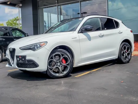 White 2022 Alfa Romeo Stelvio Veloce for sale in Naperville, IL