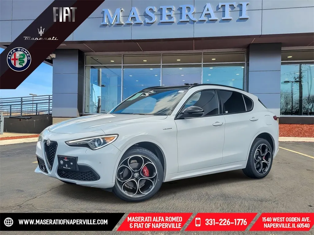 White 2022 Alfa Romeo Stelvio Veloce for sale in Naperville, IL