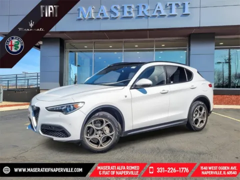 White 2022 Alfa Romeo Stelvio Ti for sale in Naperville, IL