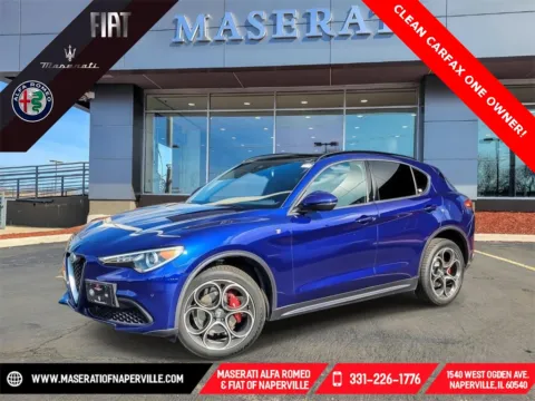 Blue 2022 Alfa Romeo Stelvio Ti for sale in Naperville, IL