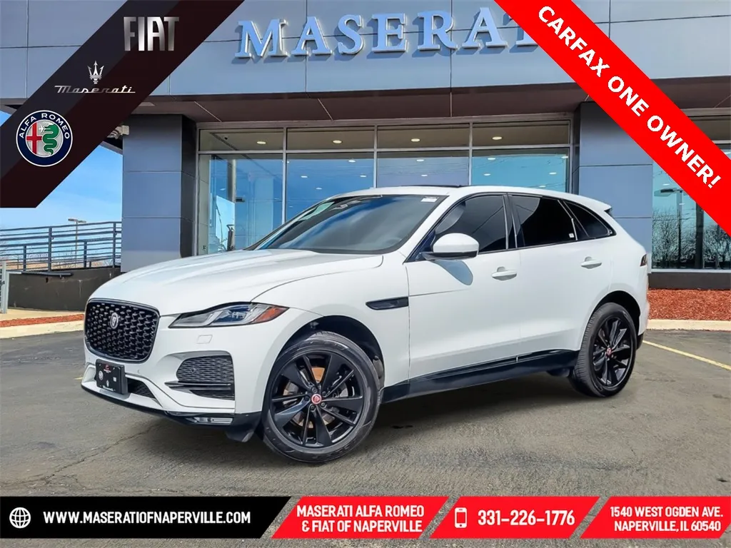 White 2023 Jaguar F-PACE P250 S for sale in Naperville, IL