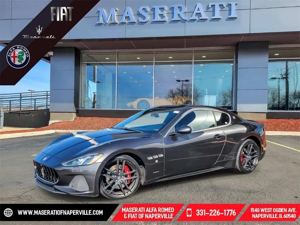 Gray 2018 Maserati GranTurismo Sport for sale in Naperville, IL