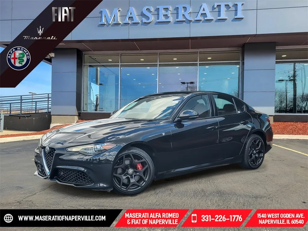 Black 2023 Alfa Romeo Giulia Ti for sale in Naperville, IL