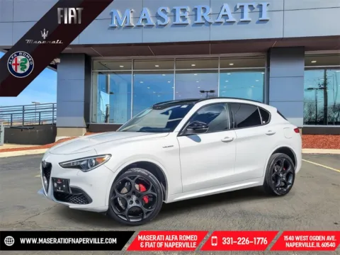 White 2022 Alfa Romeo Stelvio Veloce for sale in Naperville, IL