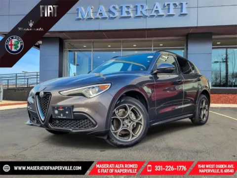 Gray 2022 Alfa Romeo Stelvio Ti for sale in Naperville, IL