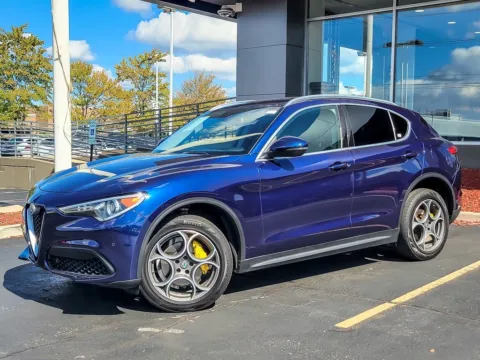 Blue 2019 Alfa Romeo Stelvio Ti for sale in Naperville, IL