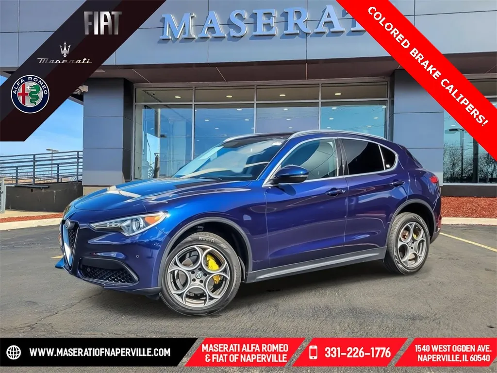 Blue 2019 Alfa Romeo Stelvio Ti for sale in Naperville, IL