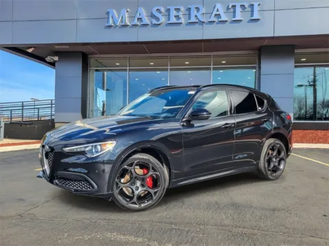 Black 2022 Alfa Romeo Stelvio Veloce for sale in Naperville, IL
