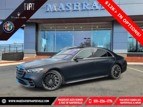 Black 2022 Mercedes-Benz S-Class S 580 for sale in Naperville, IL