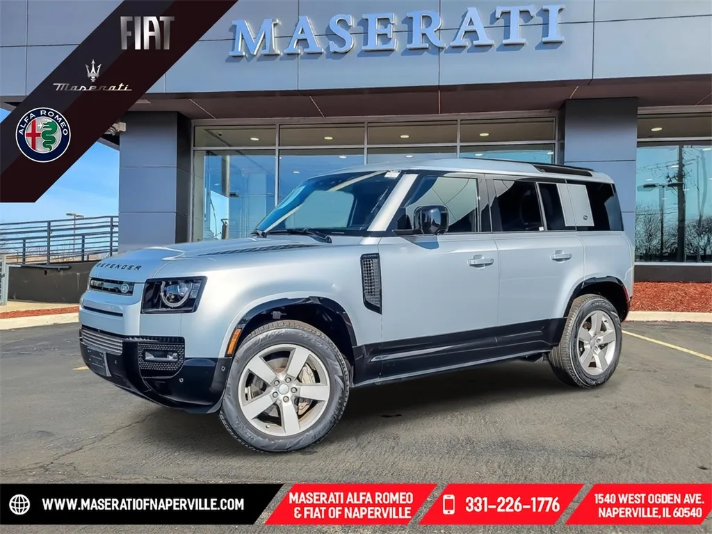 Silver 2024 Land Rover Defender 110 X-Dynamic SE for sale in Naperville, IL