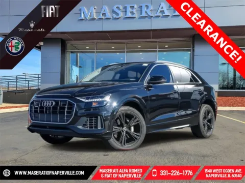 Black 2023 Audi Q8 55 Premium Plus for sale in Naperville, IL