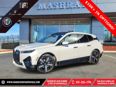 White 2022 BMW iX xDrive50 for sale in Naperville, IL