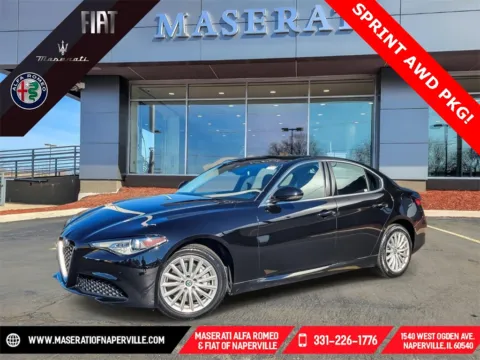Black 2021 Alfa Romeo Giulia Sprint for sale in Naperville, IL