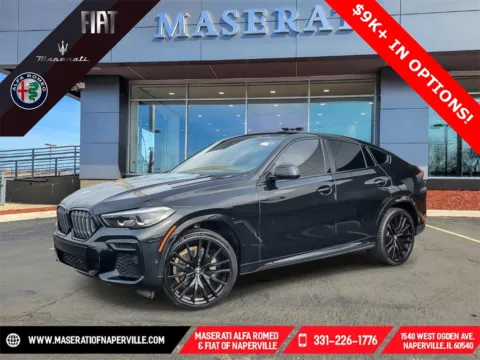 Black 2023 BMW X6 xDrive40i for sale in Naperville, IL
