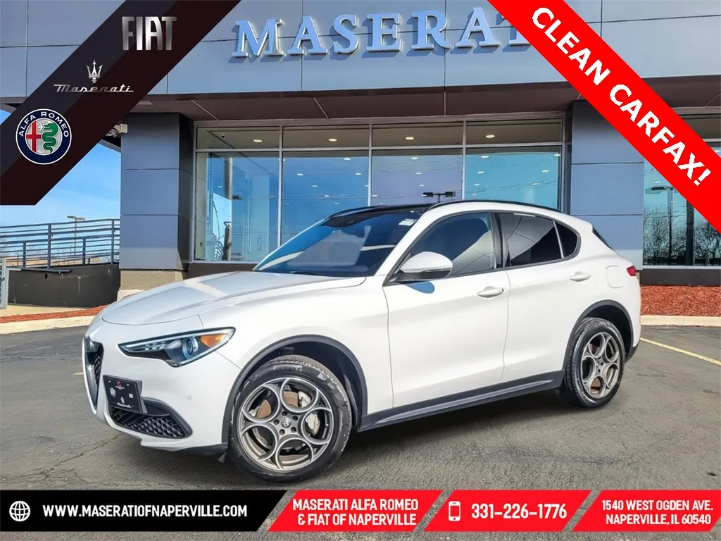 White 2022 Alfa Romeo Stelvio Sprint for sale in Naperville, IL