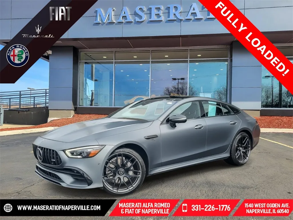 Gray 2022 Mercedes-Benz AMG GT 53 for sale in Naperville, IL