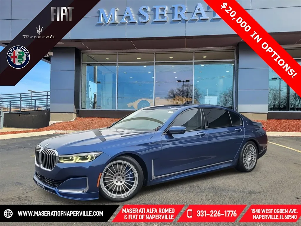 Blue 2022 BMW 7 Series ALPINA B7 xDrive for sale in Naperville, IL