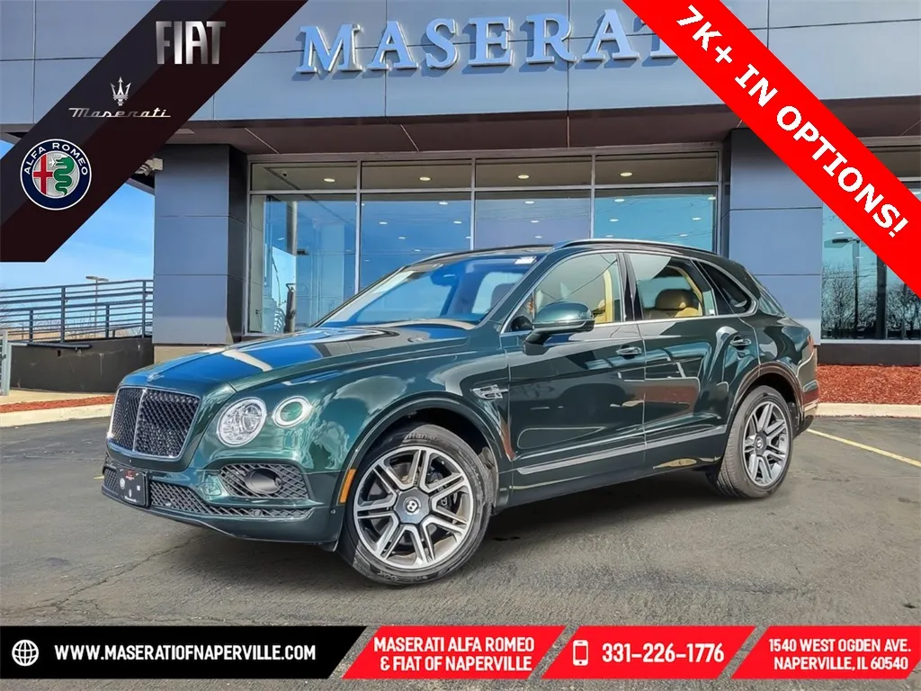 Green 2019 Bentley Bentayga V8 for sale in Naperville, IL