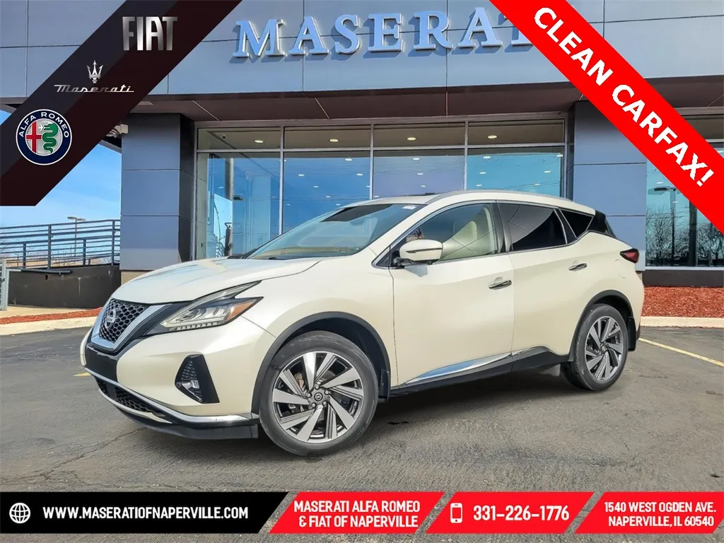 White 2021 Nissan Murano SL for sale in Naperville, IL