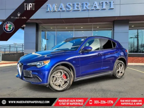 Blue 2022 Alfa Romeo Stelvio Ti for sale in Naperville, IL