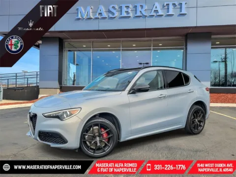 White 2021 Alfa Romeo Stelvio Ti for sale in Naperville, IL