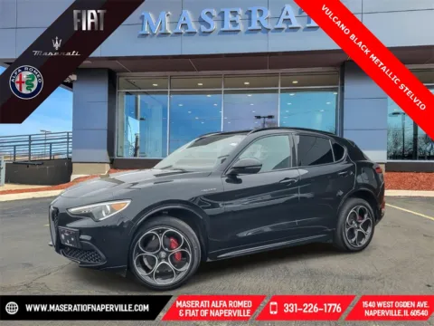 Black 2022 Alfa Romeo Stelvio Veloce for sale in Naperville, IL